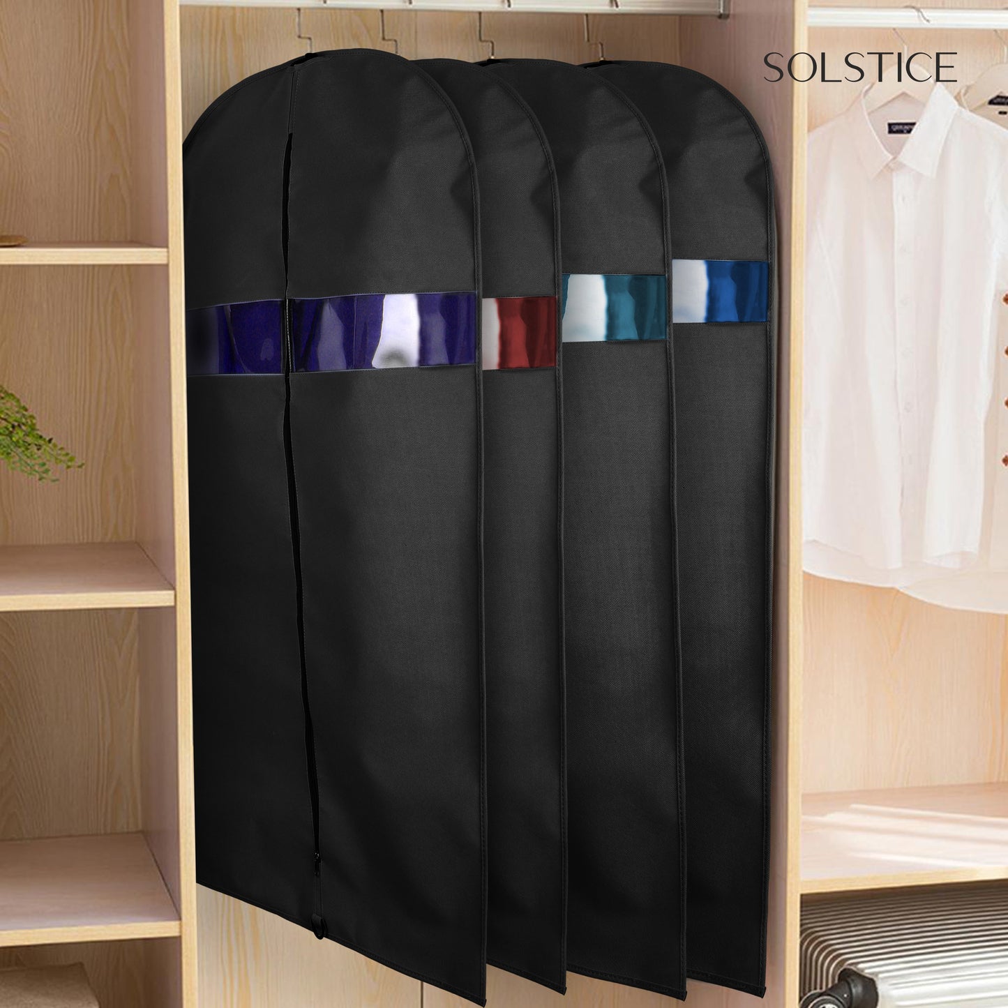 Pack of 5 Suit Cover Big Size with Zip of 40 x 24 inch