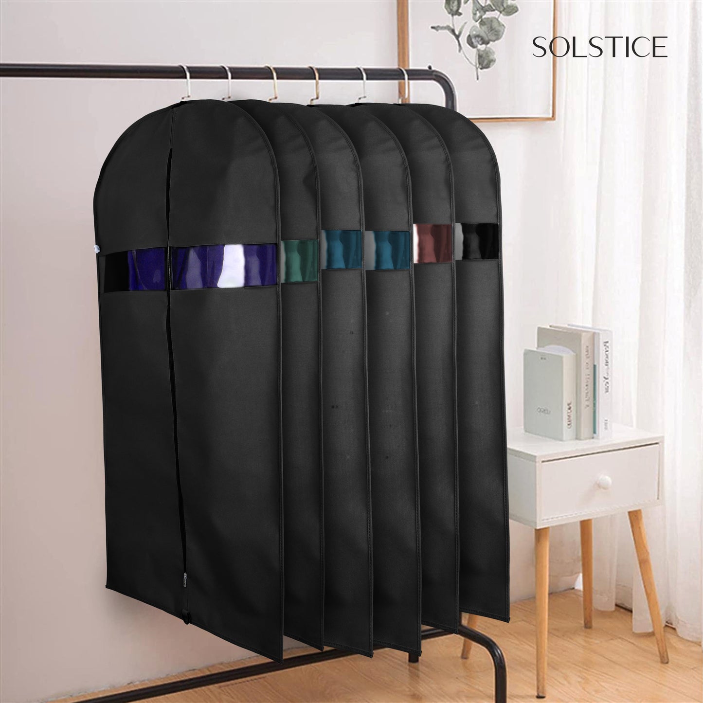 Pack of 5 Suit Cover Big Size with Zip of 40 x 24 inch