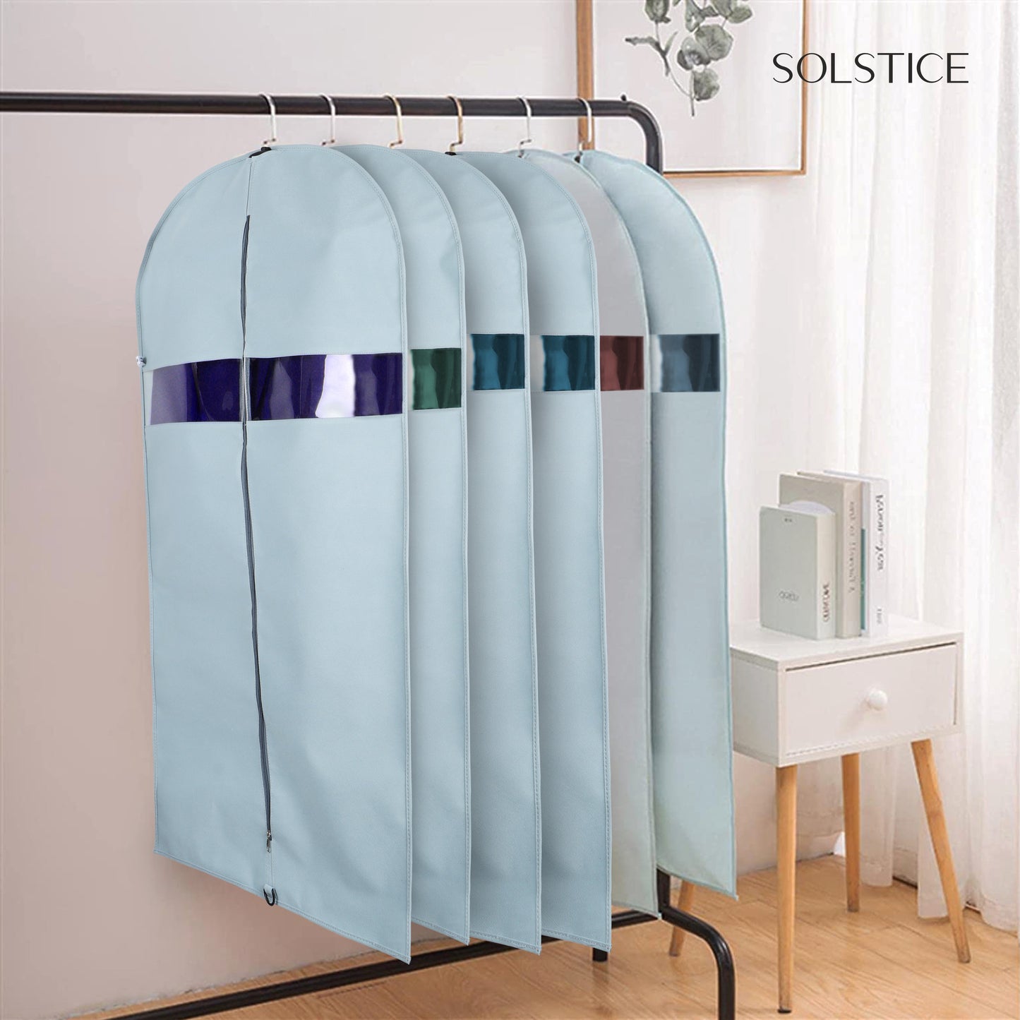 Pack of 5 Suit Cover Big Size with Zip of 40 x 24 inch