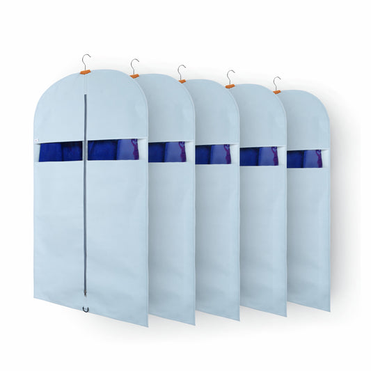 Pack of 5 Suit Cover Big Size with Zip of 40 x 24 inch